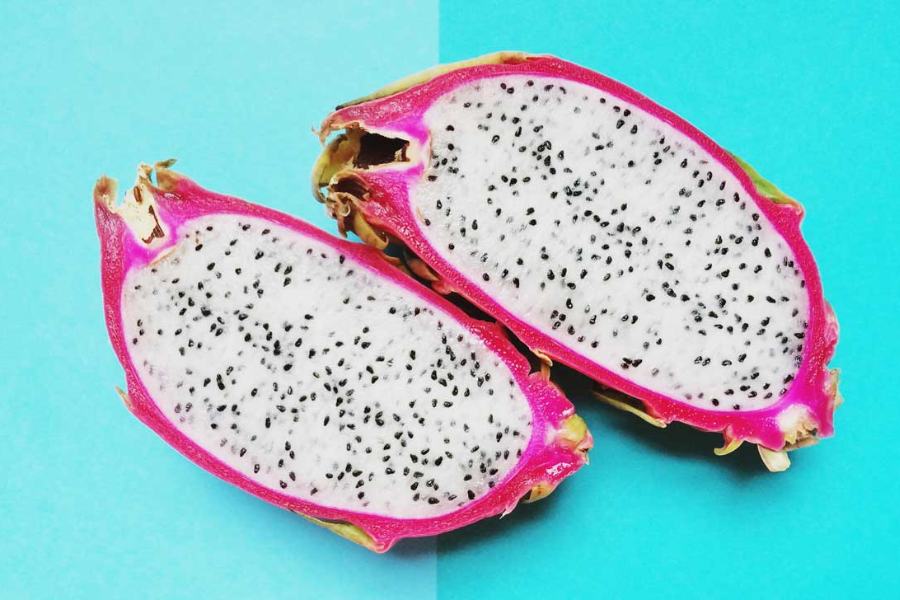 Freeze dried dragon fruit