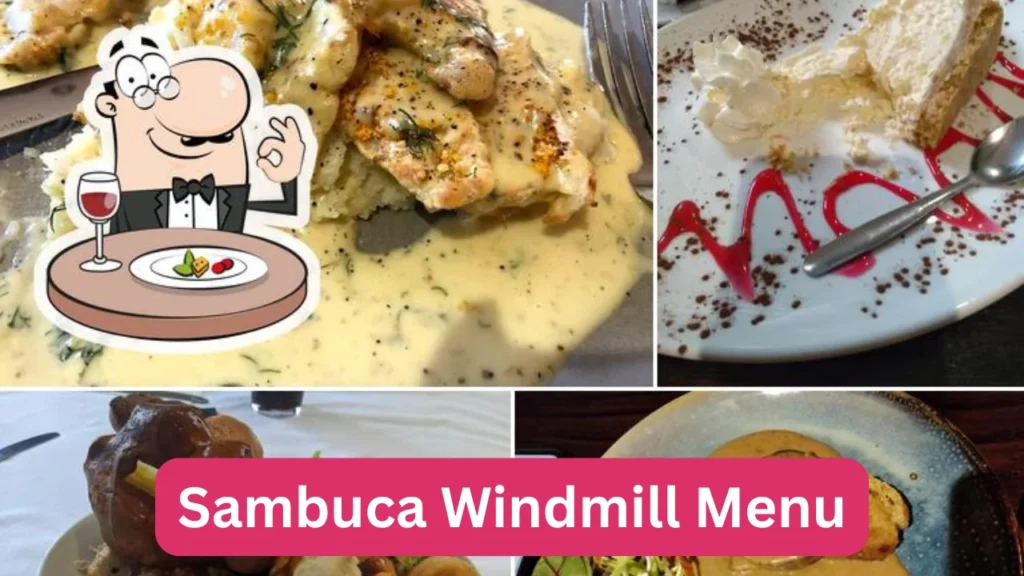 Sambuca Windmill Menu