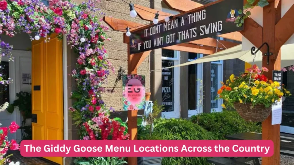 The Giddy Goose Menu Locations Across the Country