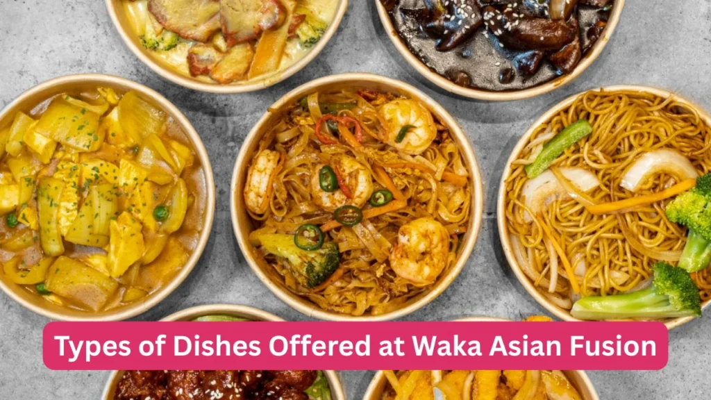 Types of Dishes Offered at Waka Asian Fusion