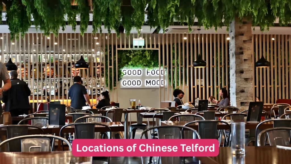 Locations of Chinese menu Telford