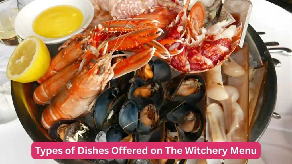 Locations of The Witchery Menu