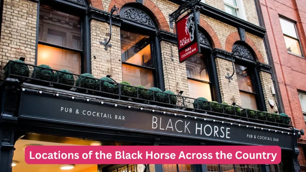 Locations of the Black Horse Menu Across the Country