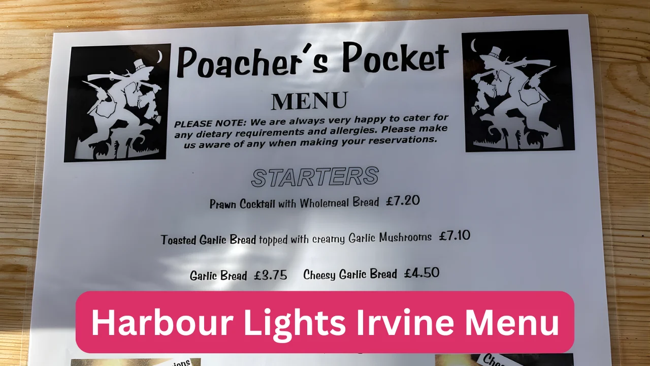 Poachers Pocket Menu